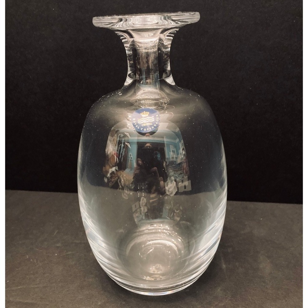 Royal Copenhagen Crystal Decanter Vase Holmgaard Noah No Top Michael Bang